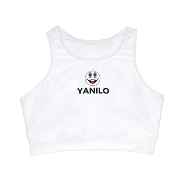 Athletic Style High Neck Crop Bikini Top By Yanilo