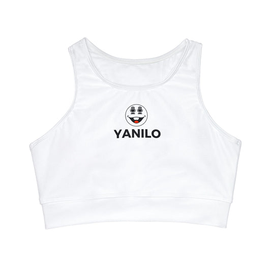 Athletic Style High Neck Crop Bikini Top By Yanilo