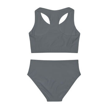 Comfortable Girls Two Piece Swimsuit By Yanilo